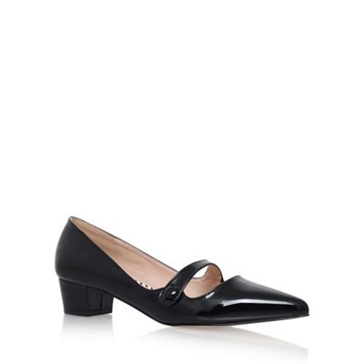Miss KG Black 'Audrina' low heel court shoe